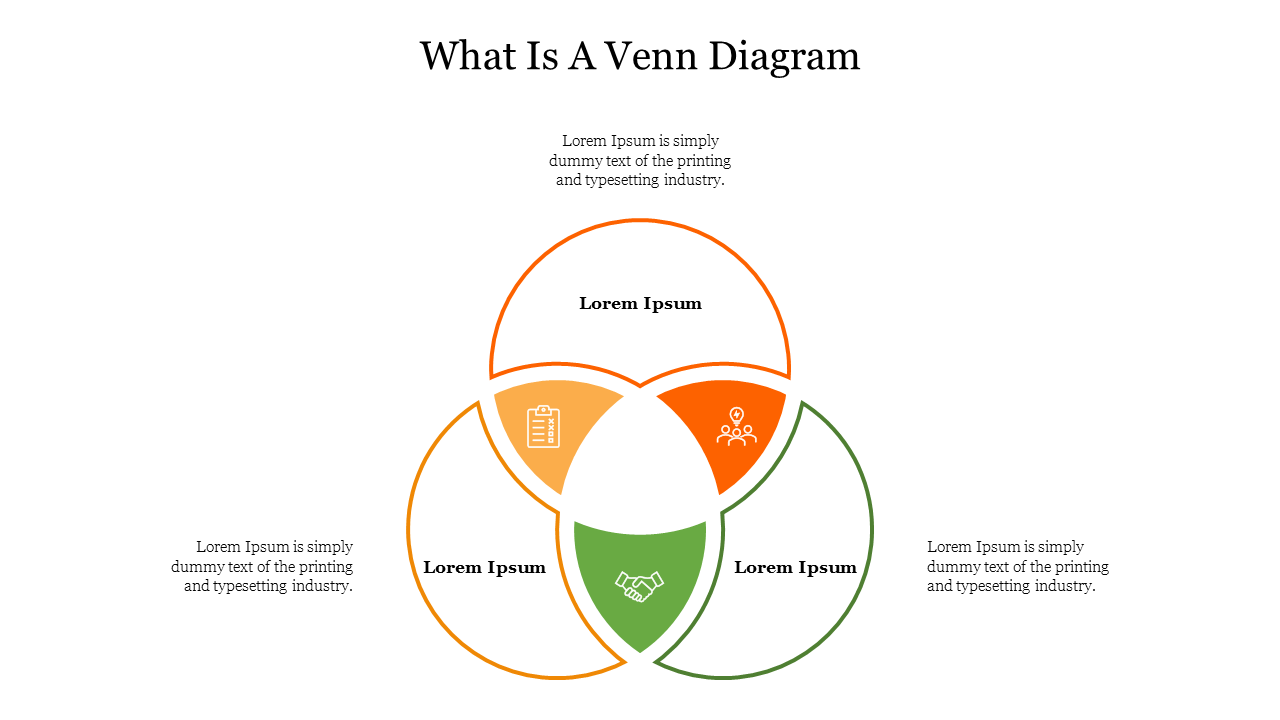 Customized What Is A Venn Diagram PPT Template Design